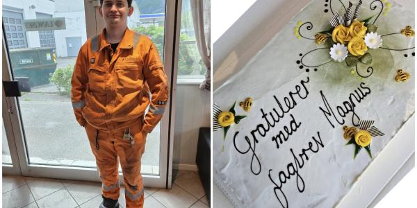 Gratulerer med bestått fagprøve, Magnus Møllenes