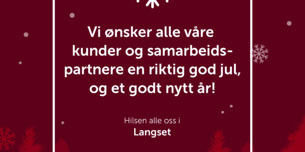 God Jul og godt nyttår: 