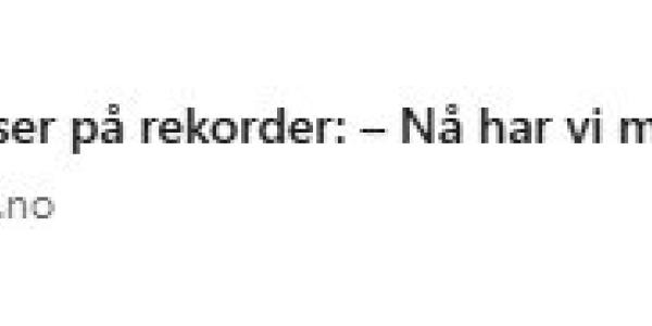 Langset Mek snuser på rekorder!