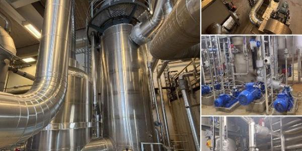 AMOF Fjell Process Technology - MVR Evaporation Plant for Norsk Spesialolje AS delivered